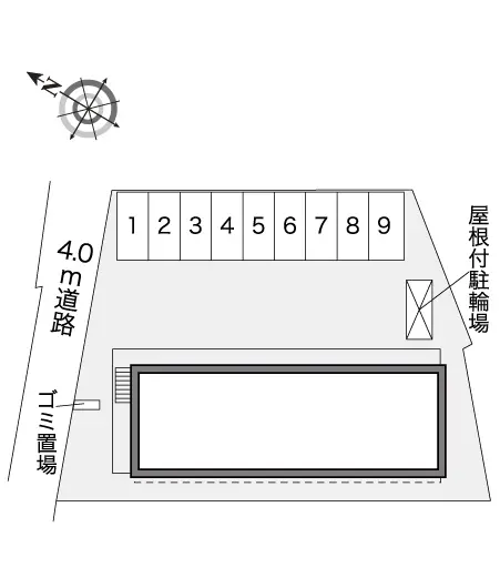 ★手数料０円★秦野市下大槻　月極駐車場（LP）